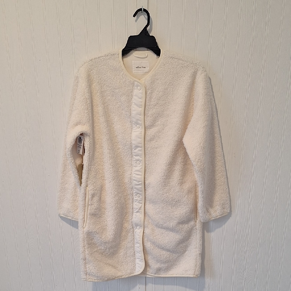Wilfred Free Sherpa Long Liner Jacket-Aritzia